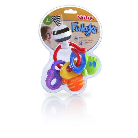 Mordedor Para Bebé NubyTeething Keys