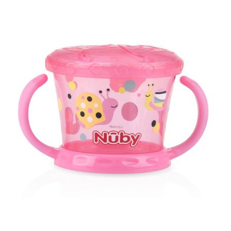 Dispensador de Snack para Bebé Nuby Snack Keeper Rosado