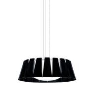 Luminaria Colgante Luna Negro 57Cm