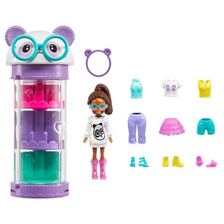 Set Polly Pocket Tubo De Moda Giratorio Panda