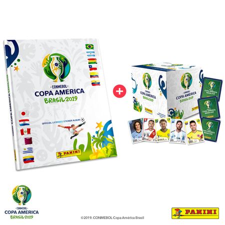 Álbum + Paq. de 250 fig. CONMEBOL Copa América-19