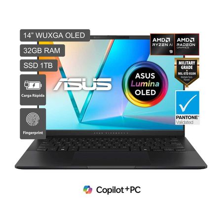Laptop ASUS Vivobook S 14 OLED M5406WA-QD075W 32GB RAM 1TB SSD 14 Neutral Black