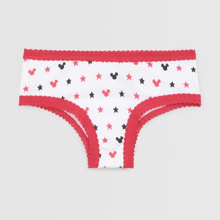 Calzón Cheeky Red Star Blanco Disney Talla M
