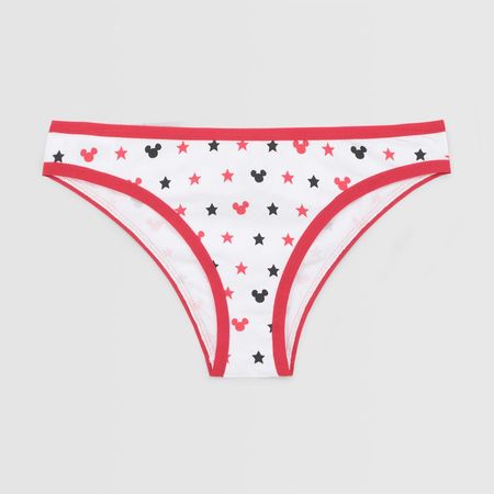 Calzón Bikini Red Star Blanco Disney Talla L