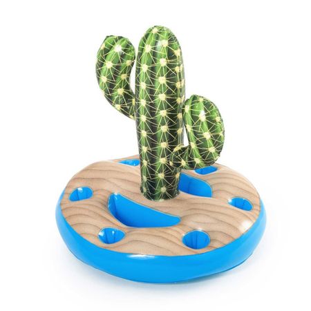 Flotador Bestway Cactus 94 X 70 Cm Con 6 Portavasos