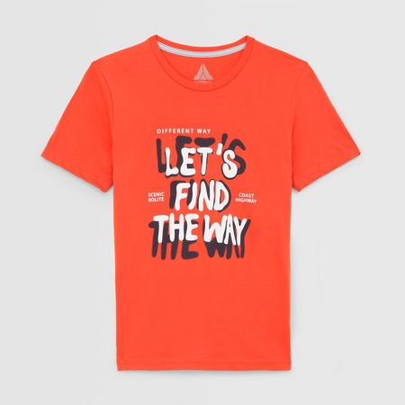 Polo Para Teen Niño Aereal  Bas 24 Tt Naranja Talla 12