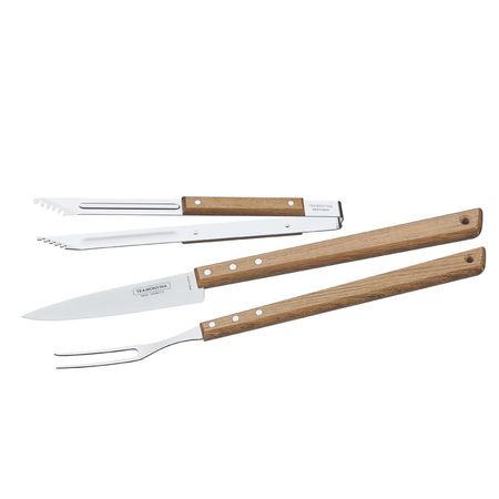 Juego para Asado Pampa 3 Piezas Acero