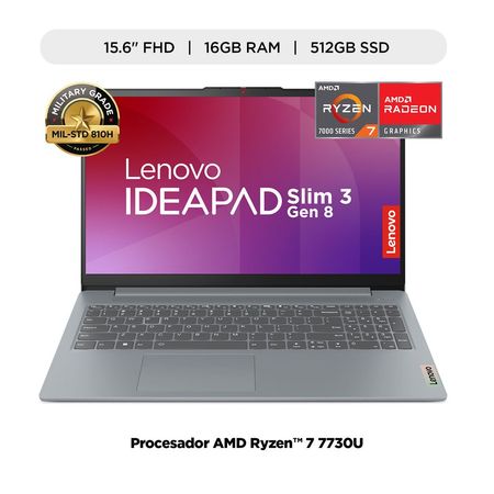 Laptop Lenovo NB IP Slim 3 15ABR8 R7-7730U 15.6