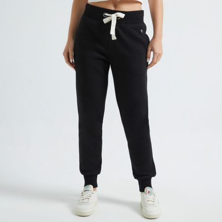 Pantalón De Buzo Amc Mujer Jogger NEGRO M