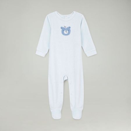 Pijama Para Bebe Niño Baby Circus Plush Bordado Celeste 0