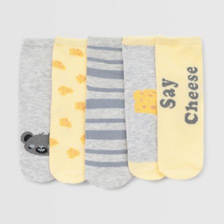 Medias Para Recien Nacido Baby Circus Animals X5 Combo 2 0/6