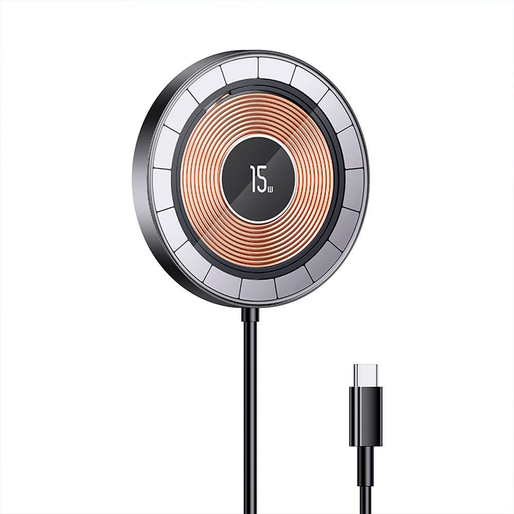 Cargador Celular Inalambrico Magsafe 15W Transparente
