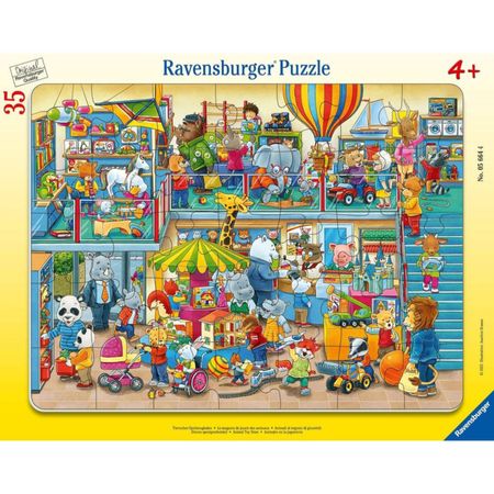 Rompecabezas Ravensburger 35 Piezas Animales En La Jugueteria