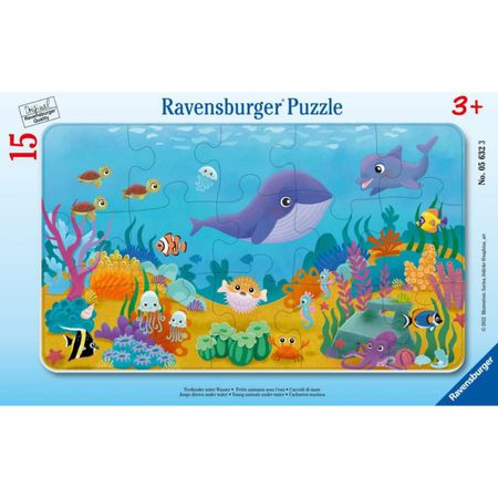 Rompecabezas Ravensburger 15 Piezas Animales En El Mar