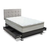 Dormitorio Cuadros Pocket 5 Estrellas Queen Gris