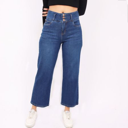 Jean Mujer Straight Comfy Crop Pa A Kayra Poblet AZUL 26