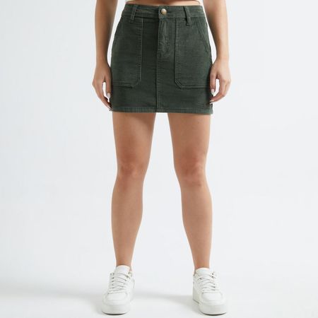 Falda Amc Mujer Pocket VERDE S