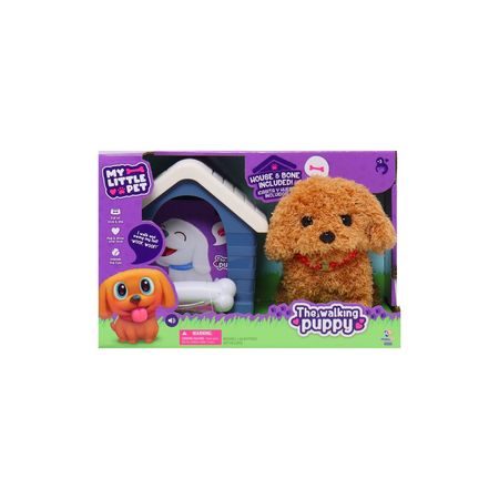 Perrito Caminador de Peluche My Little Pet Brown