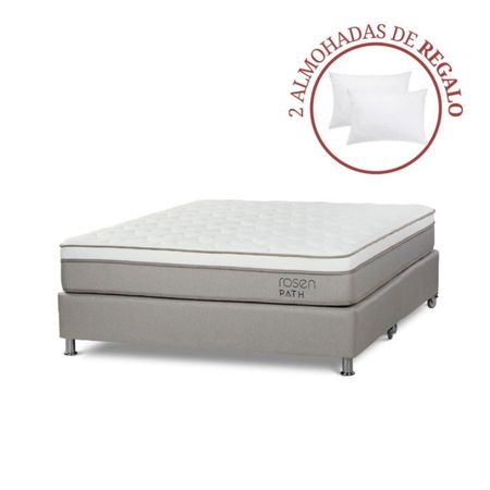 Box Tarima Path King Niebla + 2 Almohadas