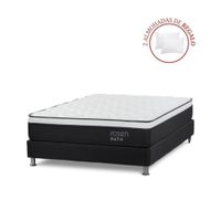 Box Tarima Path 2 Plazas Grafito + 2 Almohadas