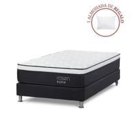 Box Tarima Path 1.5 Plazas Grafito + 1 Almohada