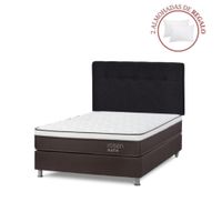 Dormitorio Path 2 Plazas + Respaldo N Bennet + 2 Almohadas
