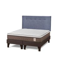 Dormitorio Europeo NS6 Queen + Respaldo N.Bennet Denim