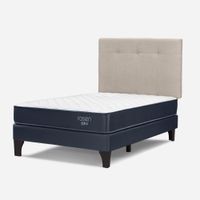 Dormitorio Europeo Upline 1.5 Plazas + Respaldo N.Bennet
