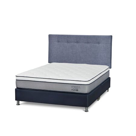 Dormitorio Americano Indie Queen + Respaldo N.Bennet Denim