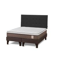 Dormitorio Europeo NS6 King + Respaldo West Grafito