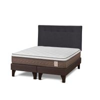 Dormitorio Europeo NS6 King + Respaldo N.Bennet Grafito
