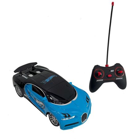 Carro A Control Remoto Hot Wheels Value Racing Lux Azul