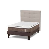 Dormitorio Europeo NS6 2 Plazas + Respaldo Issey Niebla