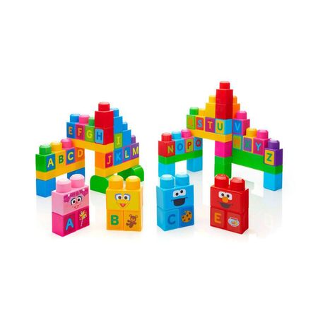 Bloques Para Niños Megabloks Fmb08 Aprende El Abecedario Plaza Sésamo