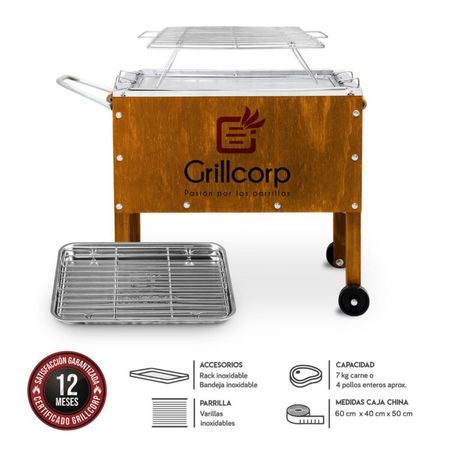 Caja China Junior  Premium + Parr Varillas Inoxidables