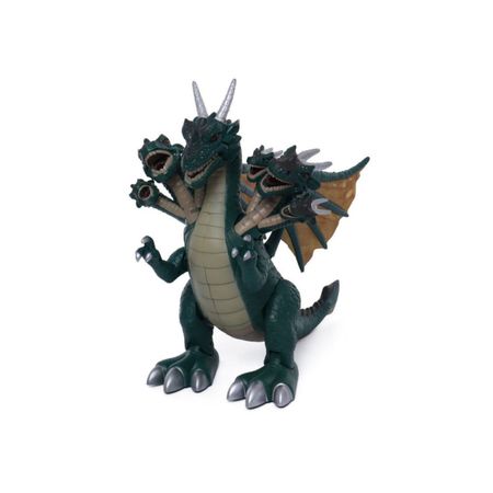 Dinosaurio Dragon Dinomat 7 Cabezas Verde