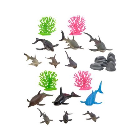 Set De 22 Piezas Mundo Salvaje Animal Life Bucket