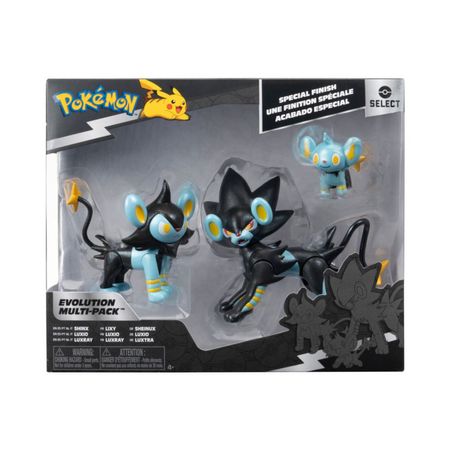 Figura Pack X3 Pokemon Evolucion Shinx