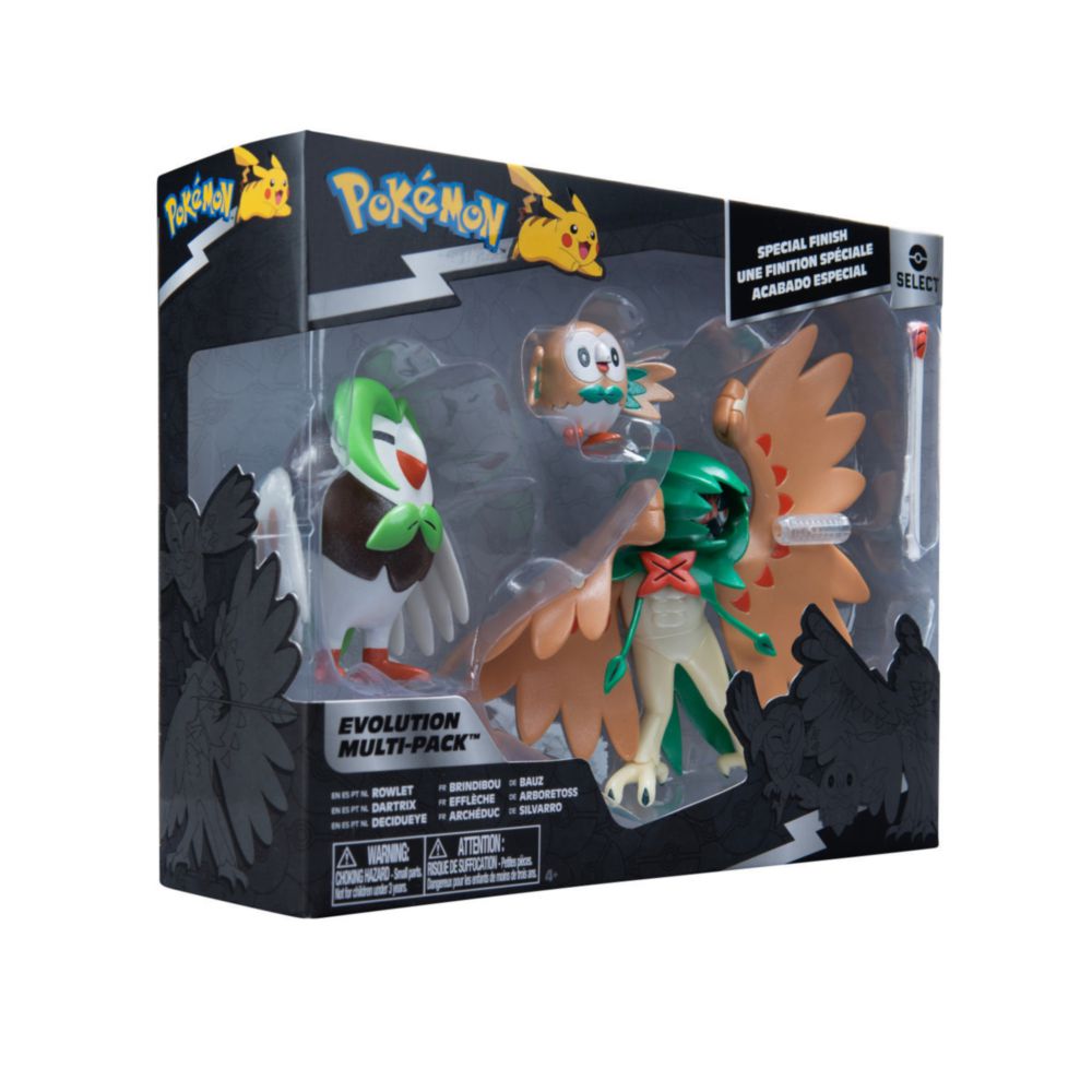 Set 3 Figure Pokémon Da Battaglia - Giocattoli Ufficiali Jazwares - Multicolore PKW3056