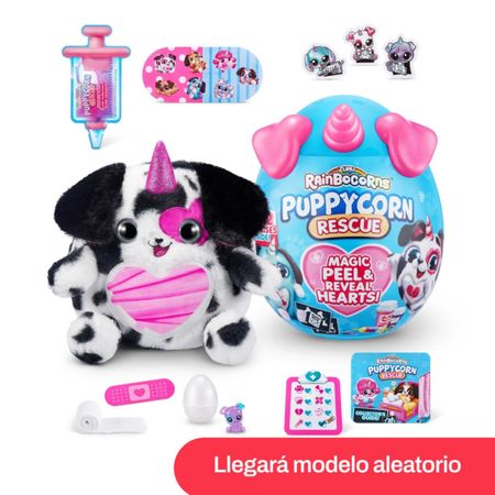 Peluche Rainbocorns Cachorro Rescate Sorpresa