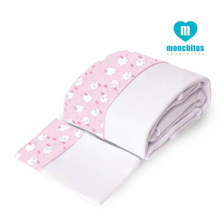 Sabanas Cuna Rosado Nubes