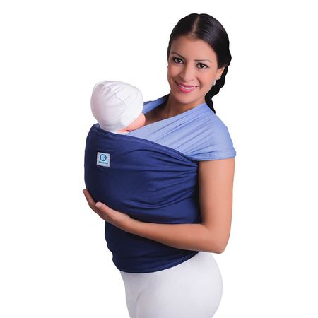 Fular Clasico Celeste/ Azul