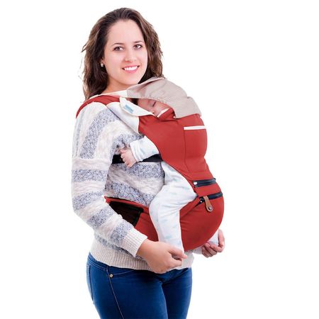 Canguro Portabebe Baby Hip C. Rojo