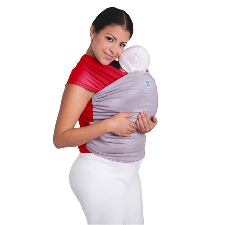 Fular Clasico Plomo/Rojo