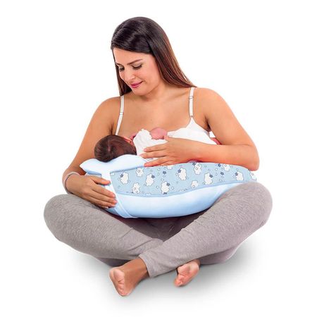 Cojin Lactancia Croissi Celeste Bebe Nubes