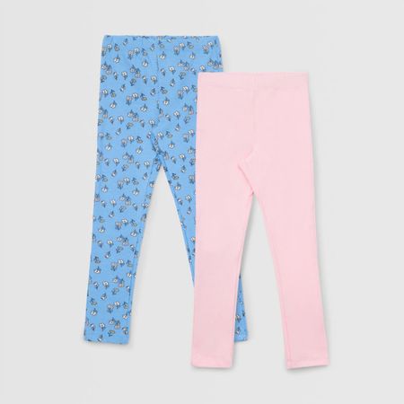 Leggings Pack X2 Circus Para Niña Rosado 8