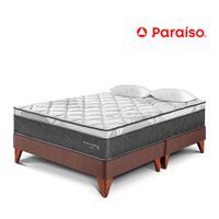 Cama Europea Paraiso Pocket Star Queen Chocolate