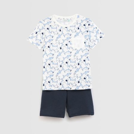 Conjunto Circus Niño Top Aop Azul Talla 10