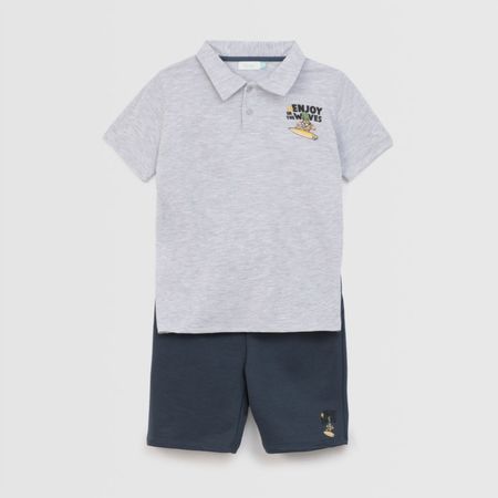 Conjunto Circus Niño Pret Rib Azul oscuro Talla 12