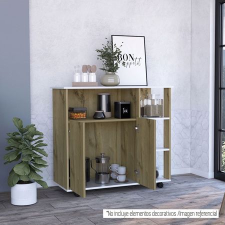 Mueble Cocina Bicolor 2 Puertas - Duna-Blanco